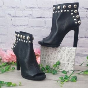 Karl Lagerfeld Bonnie Peep Toe Bootie NWT